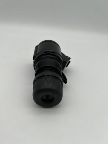 Krachtstekker 4 polen zwart zwart  