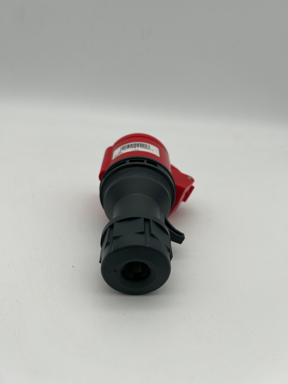 Krachtstekker 4 polen zwart rood 